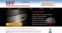 Desktop Screenshot of madisonaluminumgutter.com